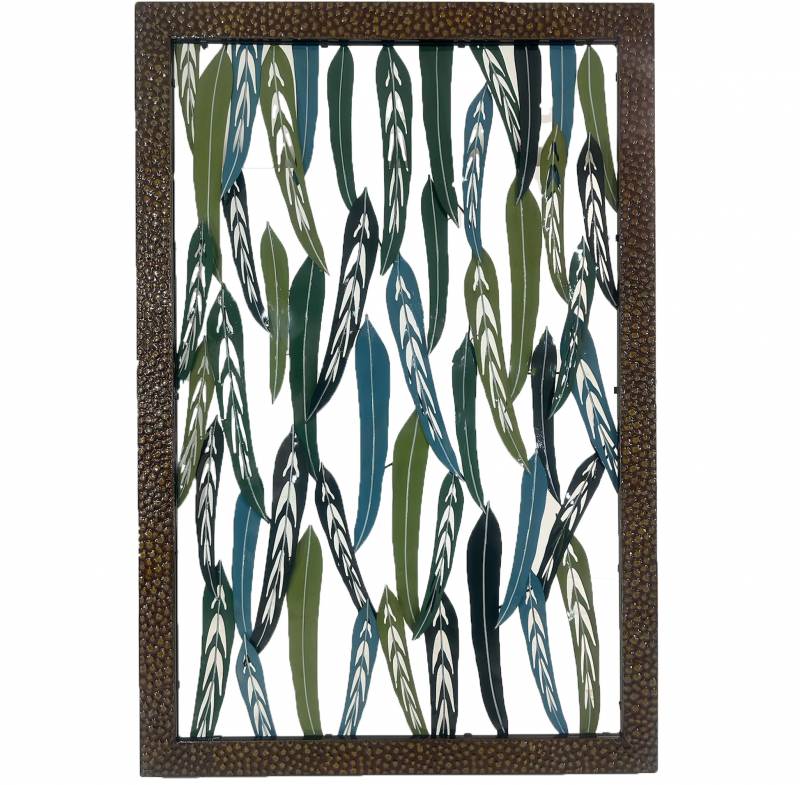 Xlarge Leaves Metal Wall Art 102x152cm V637-E142388