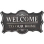 Welcome To Our Home Metal Sign 29x50cm V637-E144845