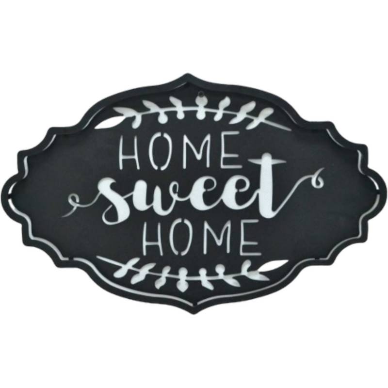 Home Sweet Home Metal Sign 22x50cm V637-E144896