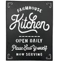 Farmhouse Kitchen Metal Sign 32x42cm V637-E144897