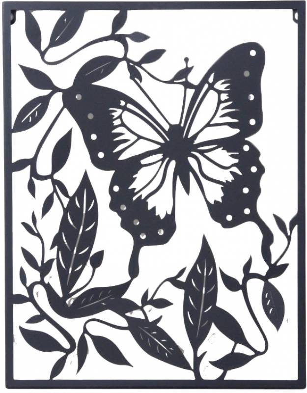 Butterfly Metal Wall Art 37x48cm V637-E147304