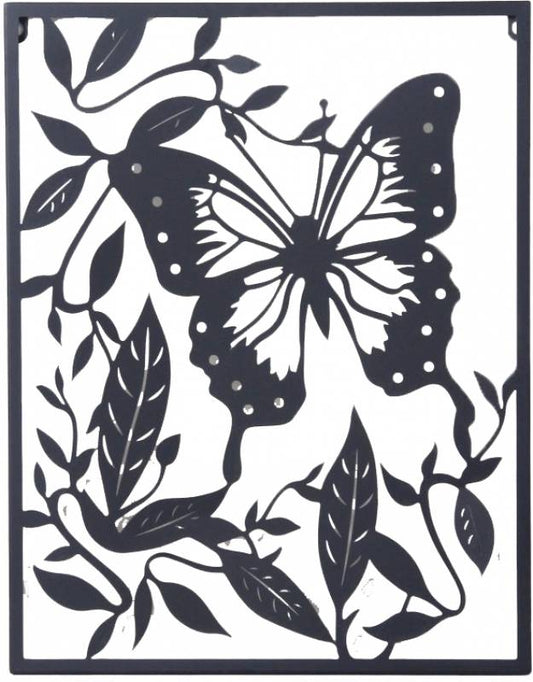 Butterfly Metal Wall Art 37x48cm V637-E147304