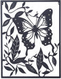Butterfly Metal Wall Art 37x48cm V637-E147304