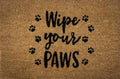 Wipe Your Paws Doormat Door Mat 60x40cm V637-E423622