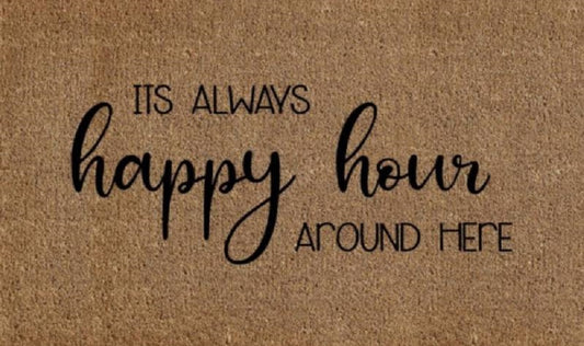 Happy Hour Doormat Door Mat 60cm V637-E423638