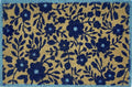 Blue Floral Doormat Door Mat 60cm V637-E423642