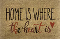 Home Is Where The Heart Is Doormat 60x2cm V637-E423649