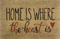 Home Is Where The Heart Is Doormat 60x2cm V637-E423649