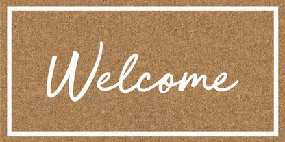 Welcome Cursive Doormat 90x45cm V637-E423720