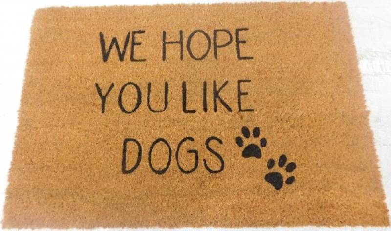 We Hope You Like Dogs Doormat 60x40cm V637-E423723