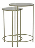 Set 2 Sally Glass Side Table 65cm V637-E522564