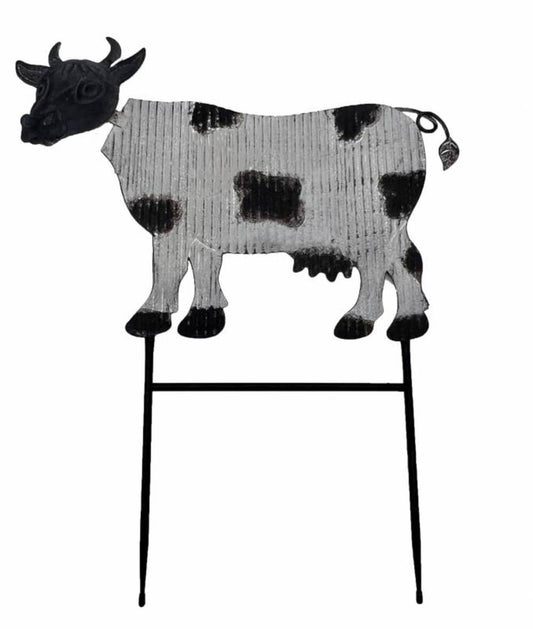 Cow Metal Garden Stake 58cm V637-E522597