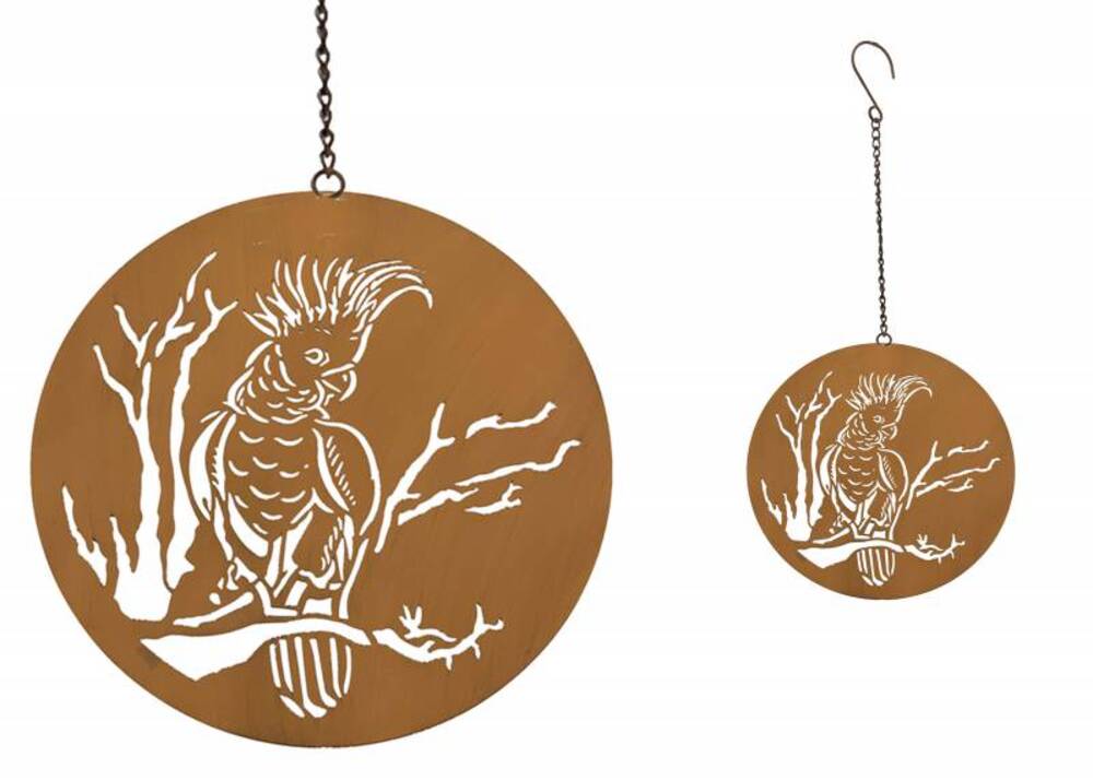Cockatoo Wall Hanging 56cm V637-E522688