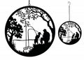 Father & Son Fishing Wall Art 56cm V637-E522690