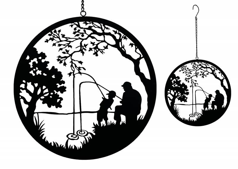 Father & Son Fishing Wall Art 56cm V637-E522690