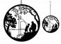 Father & Son Fishing Wall Art 56cm V637-E522690