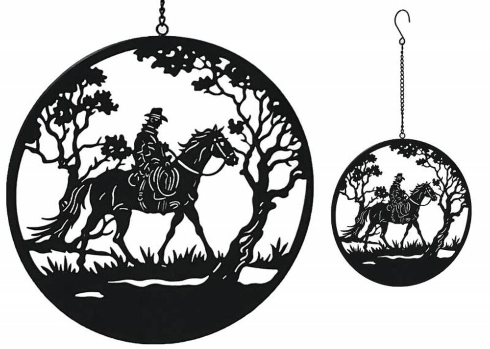 Riding Horseman Wall Art 56cm V637-E522691