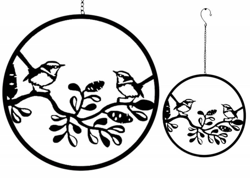 Happy Birdy Wall Hanging 56cm V637-E522706