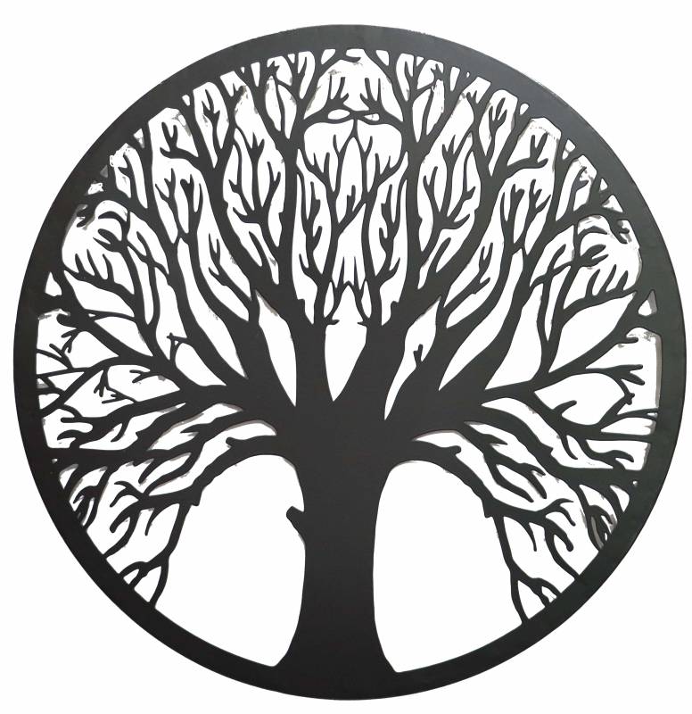 Welcome Tree Metal Wall Art 40cm V637-E522736