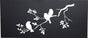 Set 2 Bird On Branch Metal Wall Art 90x40cm V637-E522753