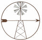 Metal Windmill Wall Art 91x91cm V637-E522784
