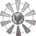 Rooster And Windill Wall Art 70x70cm