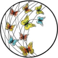 Decorative Butterfly Metal Wall Art 61x61cm V637-E522824