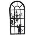 Cat By The Window Metal Wall Art 25x56cm V637-E522846