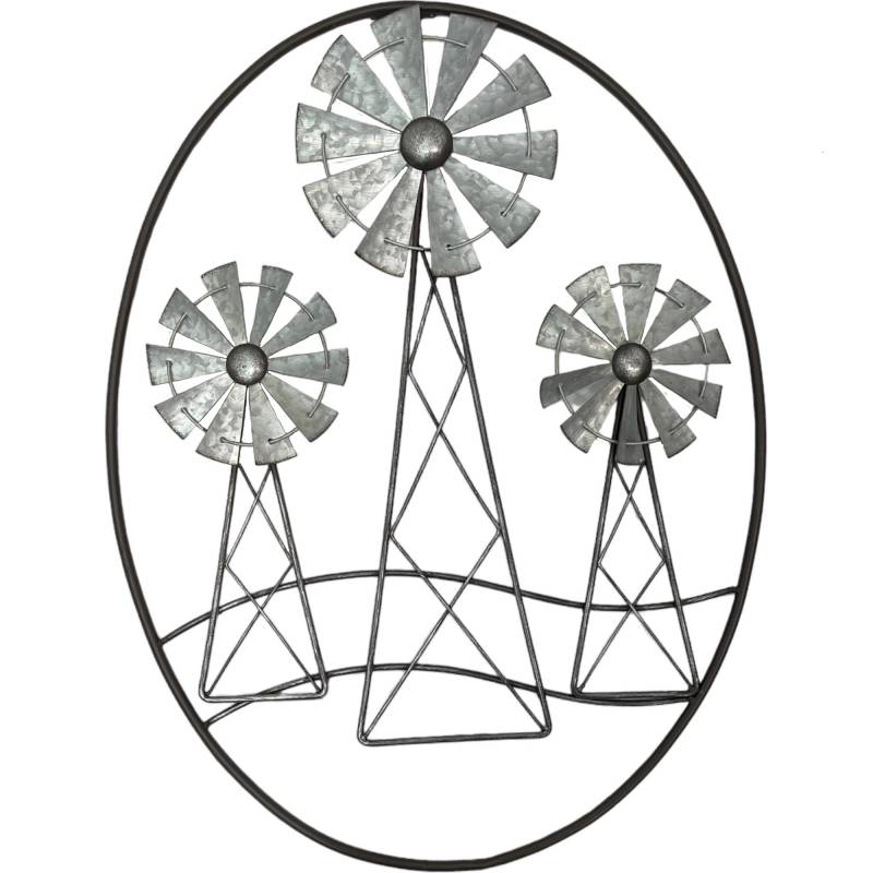 Windmill Trio Wall Art 46x61cm V637-E522872
