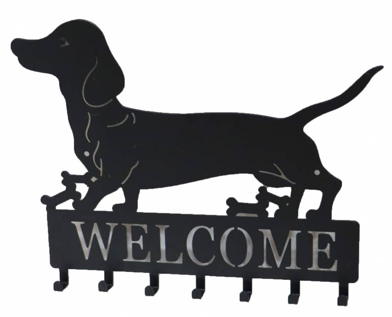 Dachshund 7 Hooks 30x24cm V637-E522873