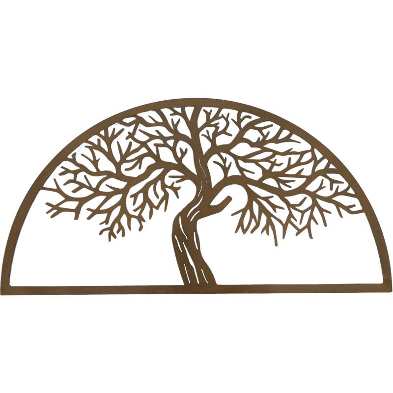 Semi Circle Tree Wall Art 80x40cm V637-E522875
