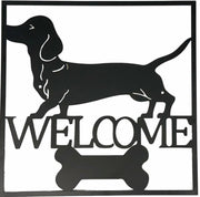 Welcome Dachshund Wall Art 40cm V637-E522902
