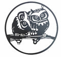 Round Owl Metal Wall Art 60cm V637-E522913