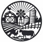 Round Farm Life Metal Wall Art 40cm V637-E522918