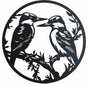 Round Happy Kookaburra Metal Wall Art 40cm V637-E522921
