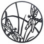 Round Dragonfly Metal Wall Art 40cm V637-E522940