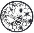 Beehive Producing Honey Metal Wall Art 60cm V637-E522944