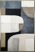 Oceana Abstract Framed Artwork 120cm V637-E533462