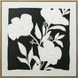 Black & White Blooms A Framed Artwork 80cm V637-E533469