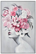 Porsche Lady Framed Canvas Wall Art 120cm V637-E592344