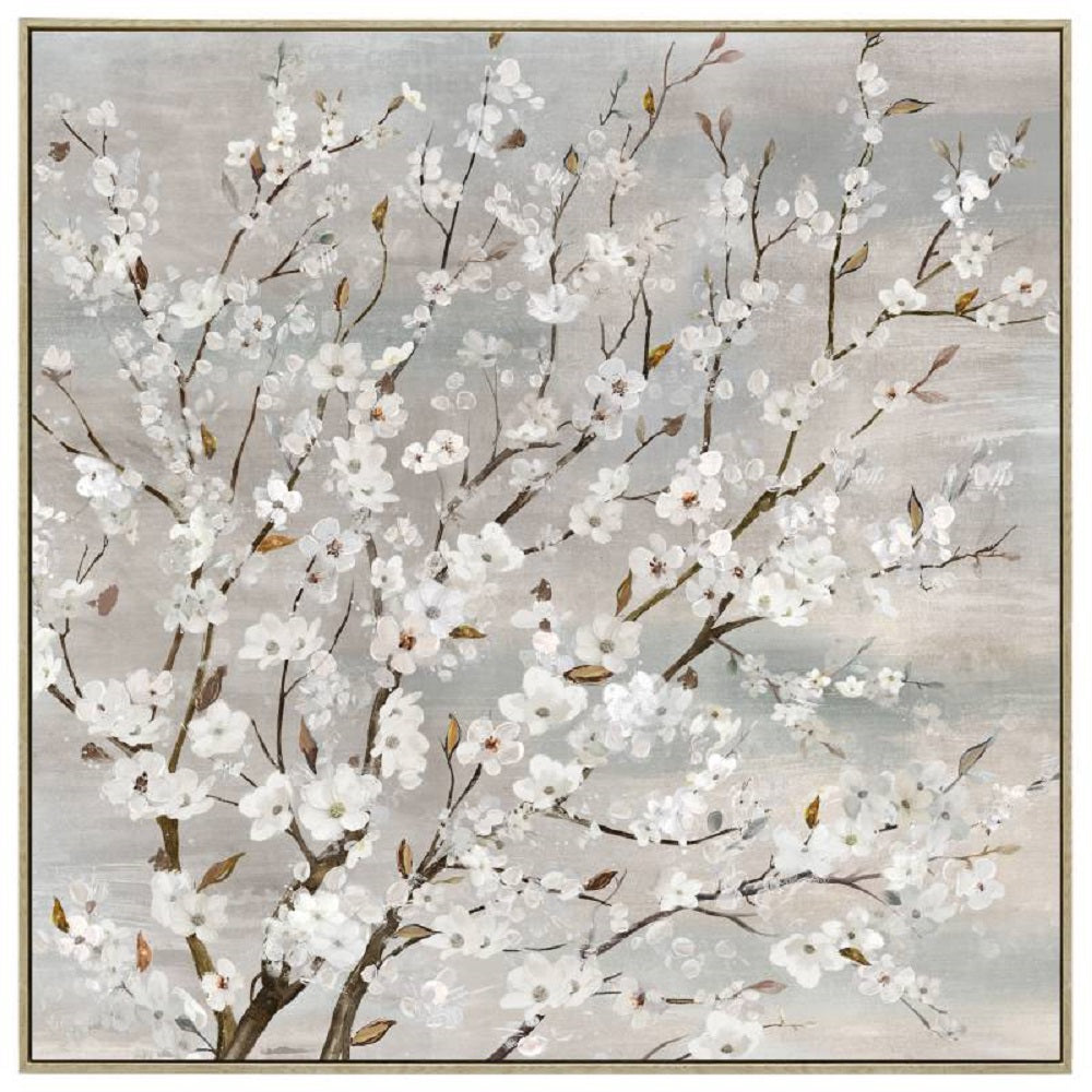 Wood Framed Blossom Canvas Wall Art 80cm V637-E592392