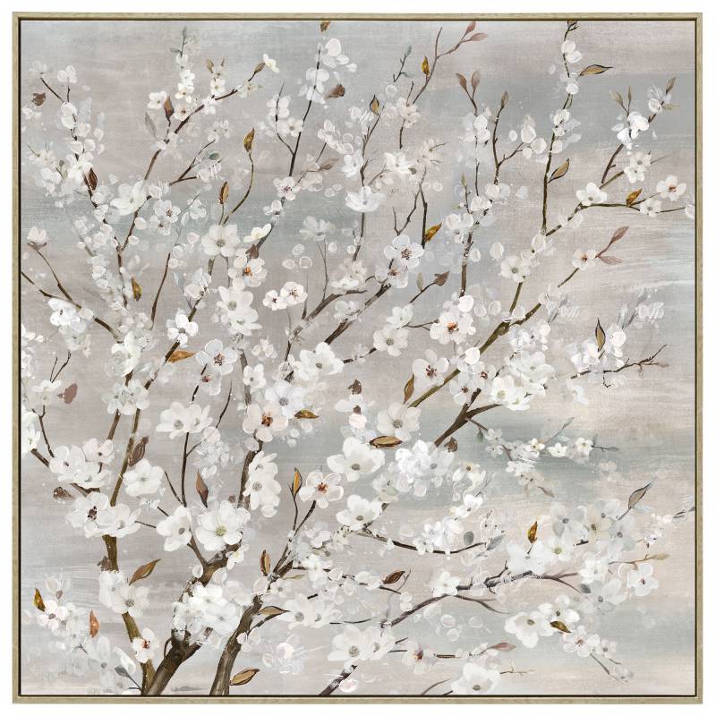 Wood Framed Blossom Canvas Wall Art 80cm V637-E592392