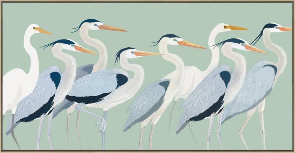Flock of Birds Framed Canvas 120cm V637-E592474
