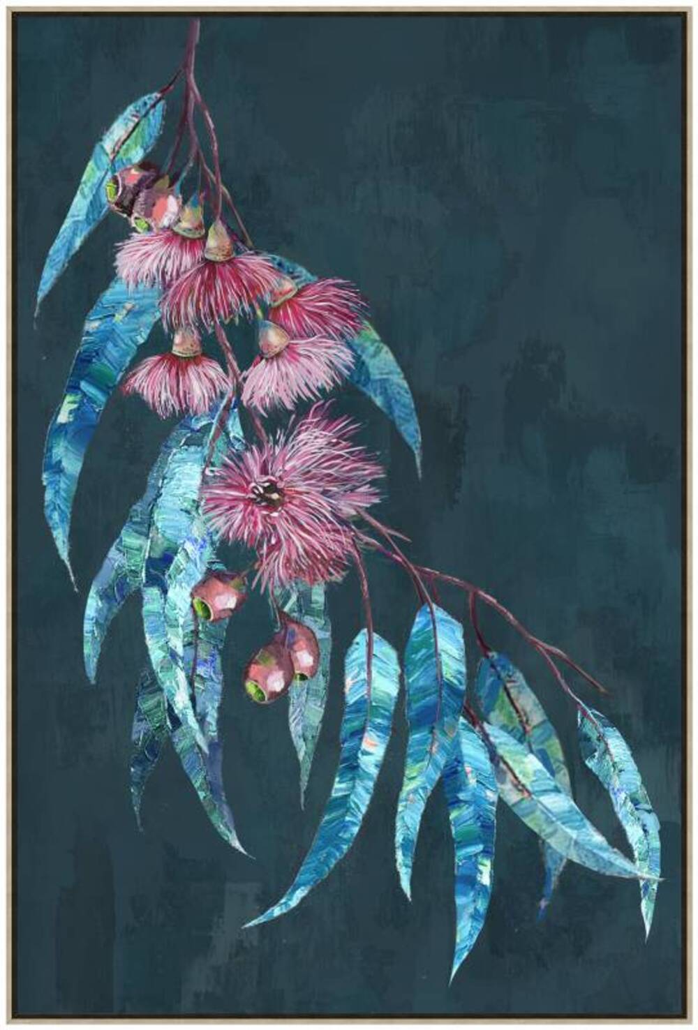 Gordon Gum Leaf Framed Canvas 90cm V637-E592493
