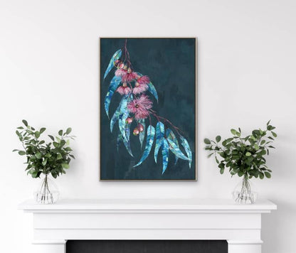 Gordon Gum Leaf Framed Canvas 90cm V637-E592493