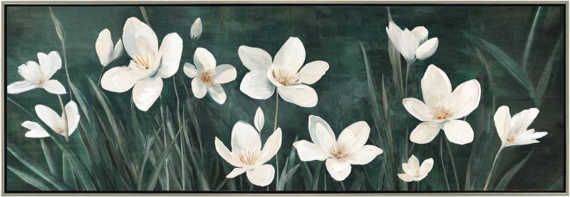 Blooming Flower Framed Artwork 150x50cm V637-E592584