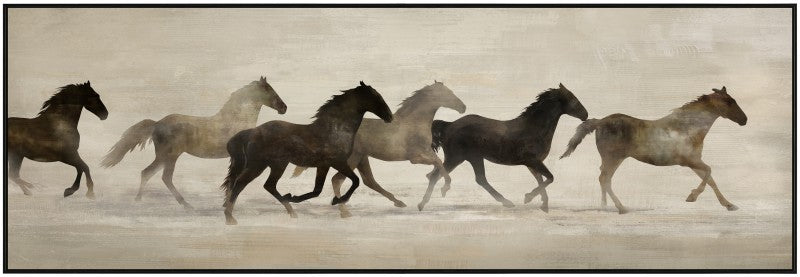 Gallopping Horse Framed Artwork 150cm V637-E592682