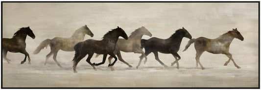 Gallopping Horse Framed Artwork 150cm V637-E592682