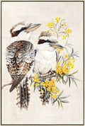 Kookaburra & Golden Wattle Framed Artwork 120cm V637-E592683