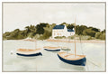 Boats By The Bay Framed Artwork 120cm V637-E592689
